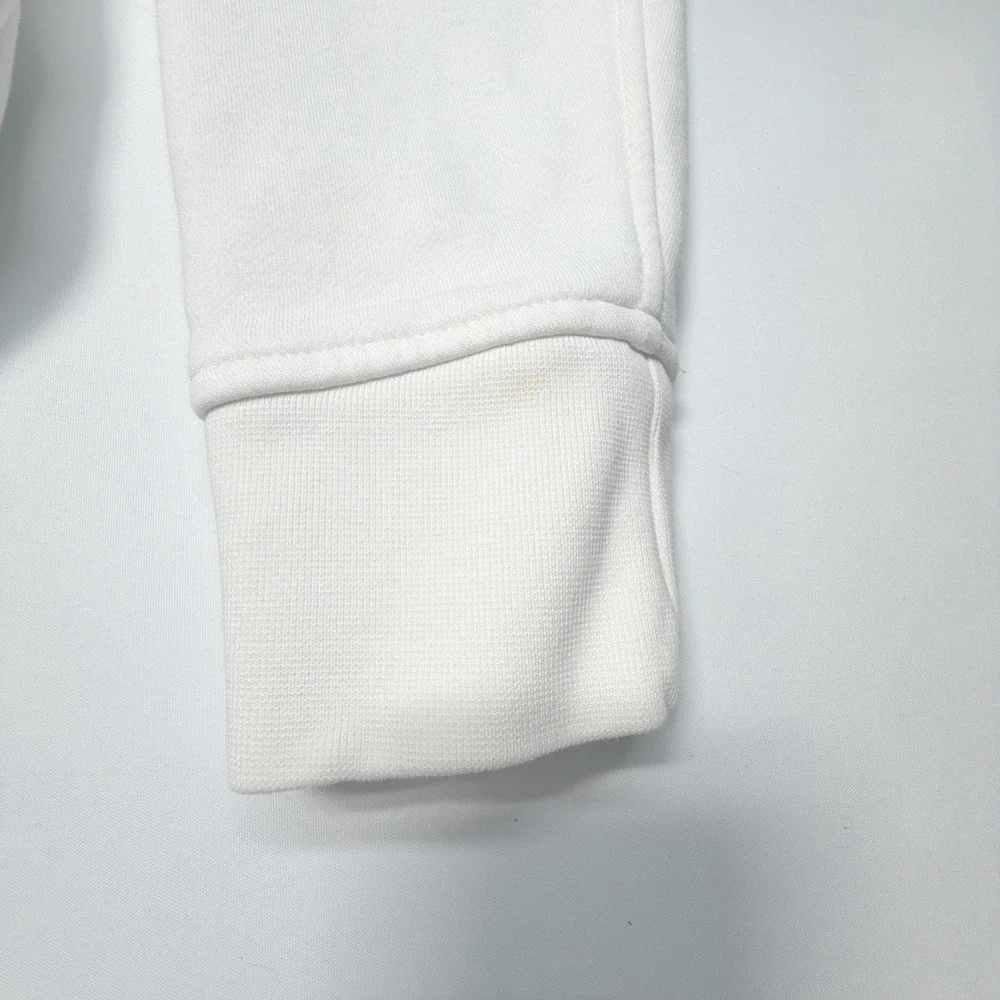 Levi's Relaxed Fit‎ Hoodie Men's M – White Logo Sweatshirt